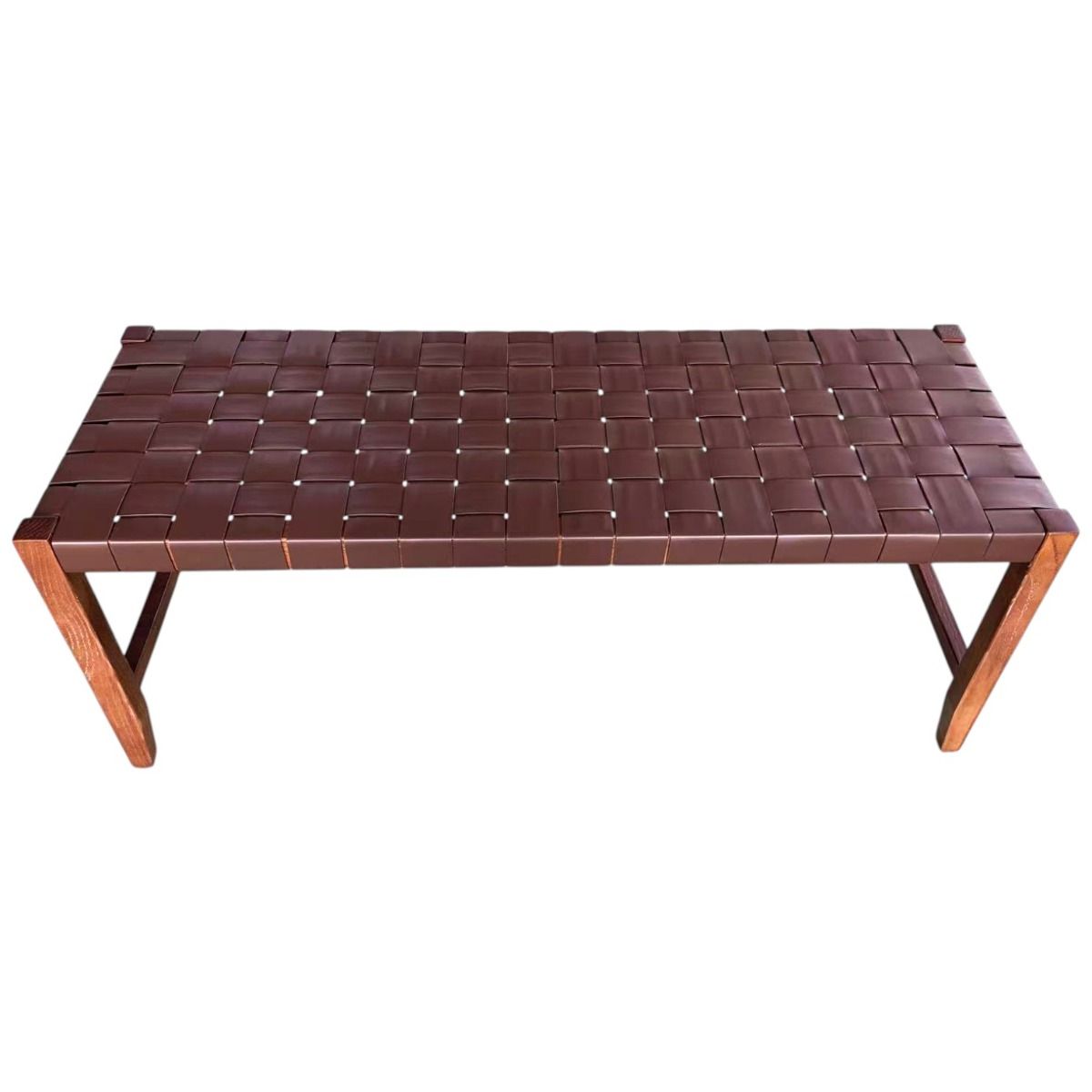 Valio penkki 120 cm satulavyöllä ruskea