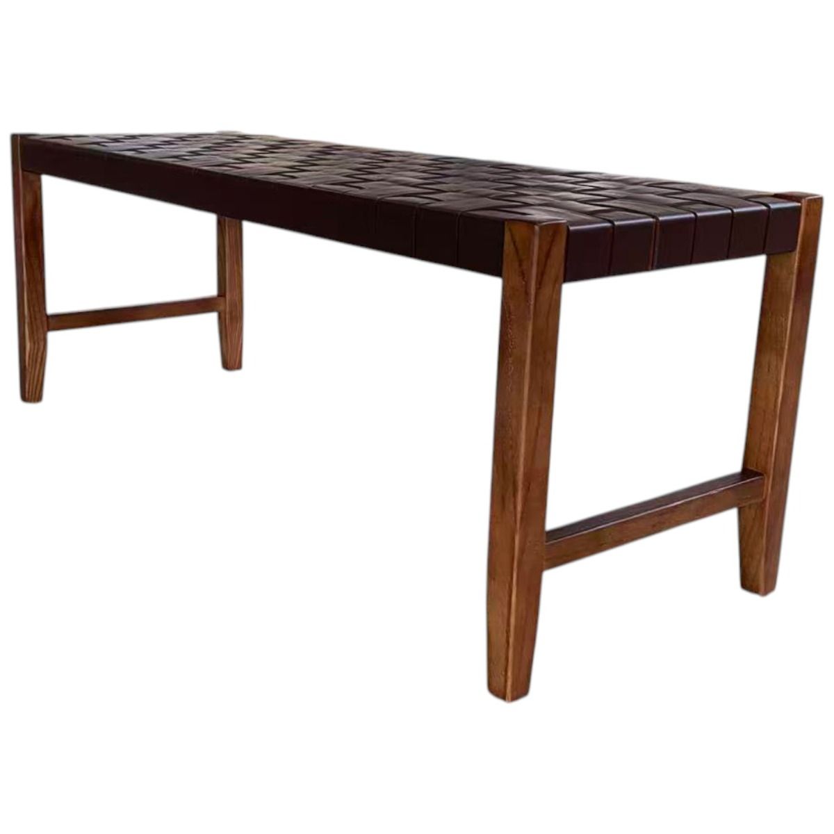 Valio penkki 120 cm satulavyöllä ruskea