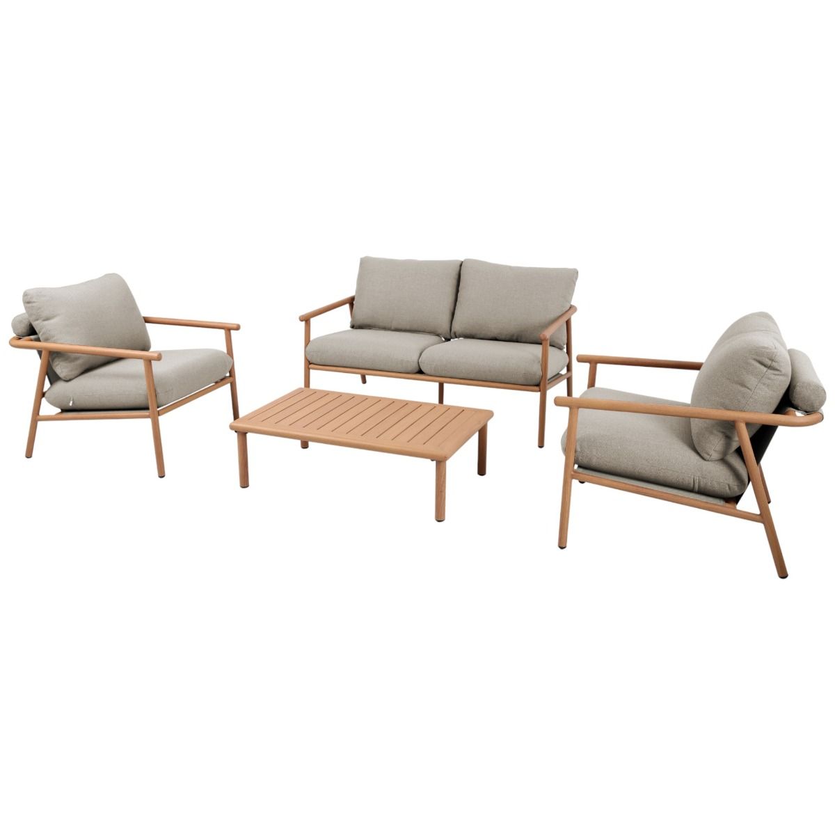 Vanamo terassin sohvasetti 2+1+1 beige