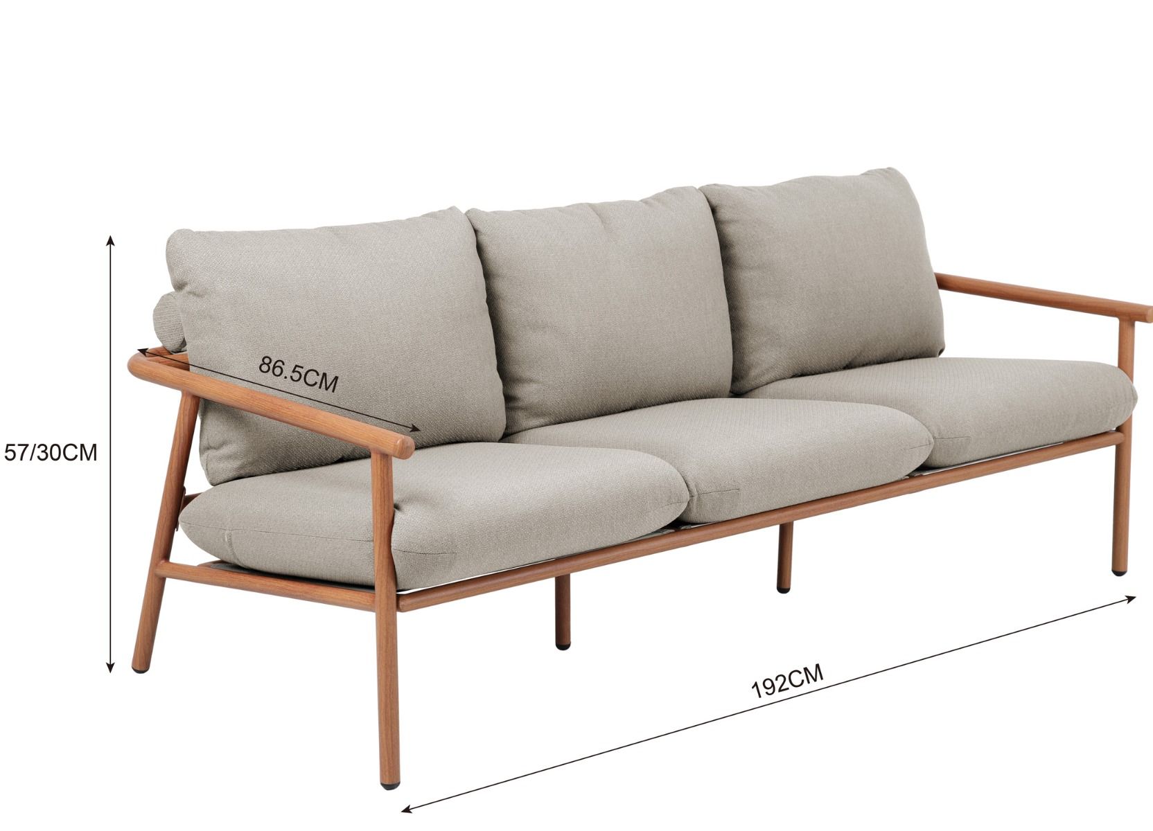 Vanamo sohva ulkokäyttöön beige