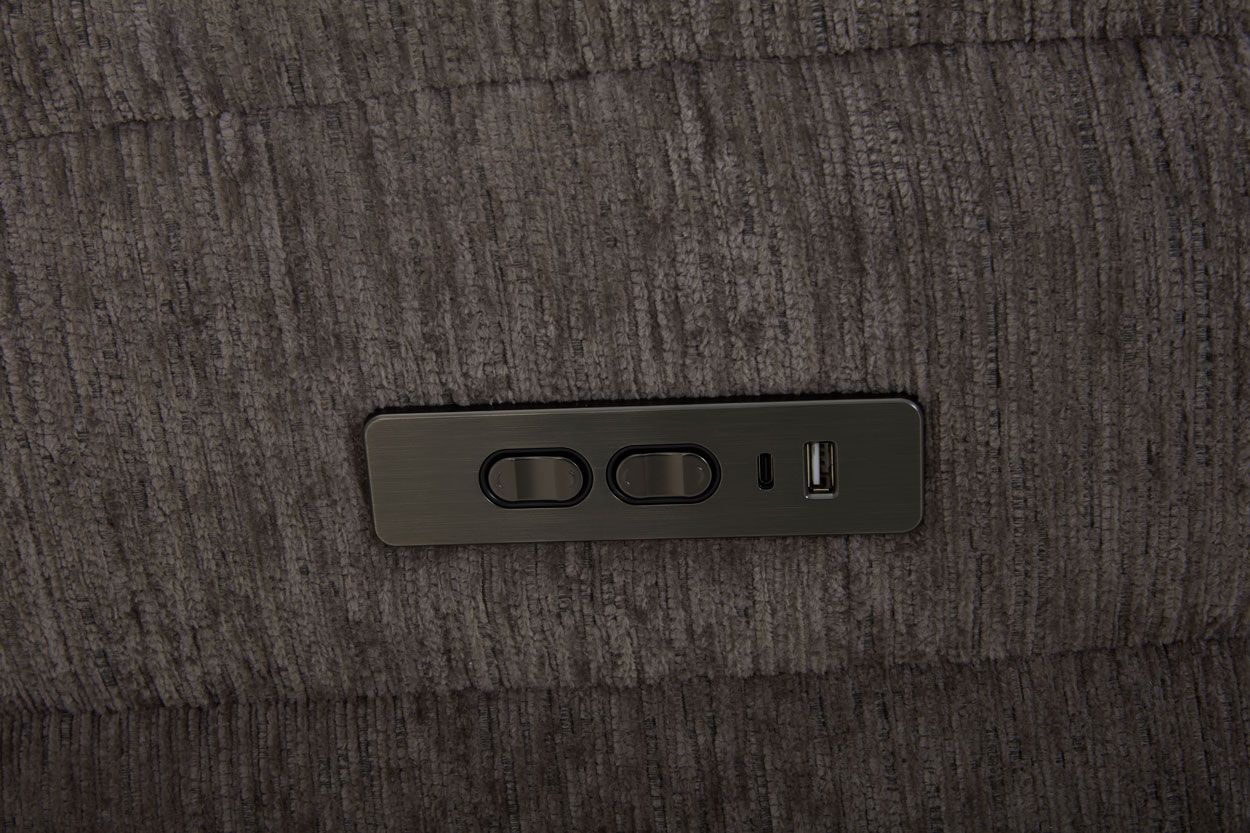 Venetzia sähkösäätöinen tv-tuoli, harmaanruskea