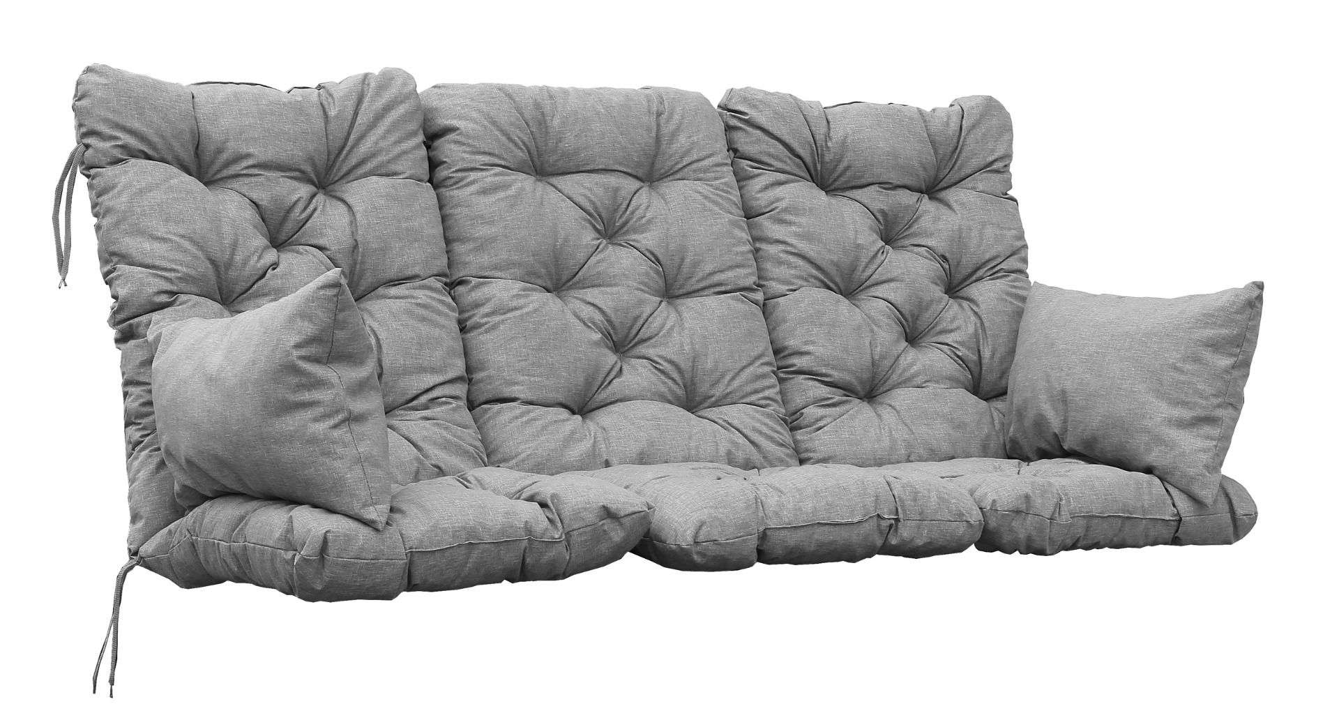 Venta puinen puutarhakeinu valkoinen