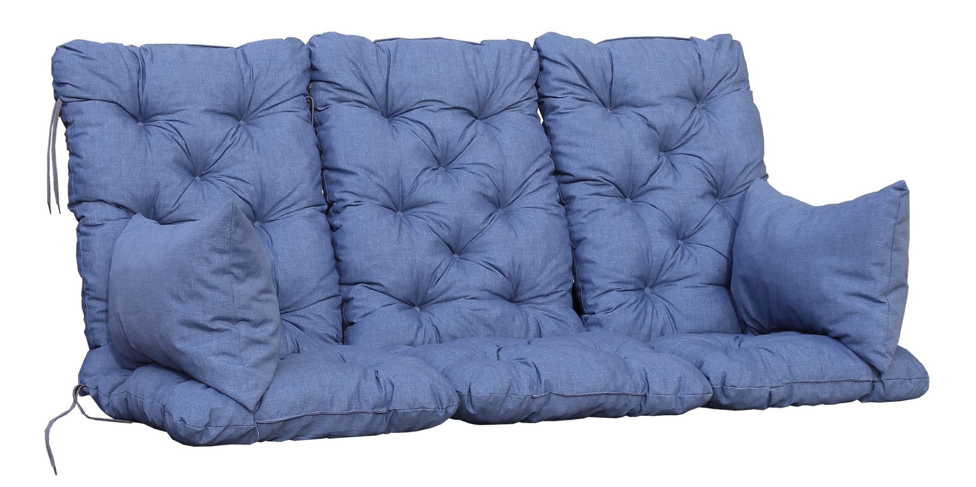 Venta puinen puutarhakeinu valkoinen