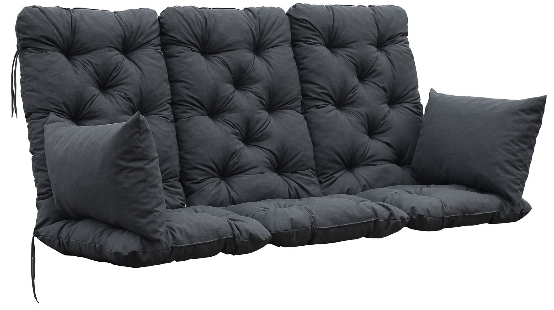 Venta puinen puutarhakeinu valkoinen