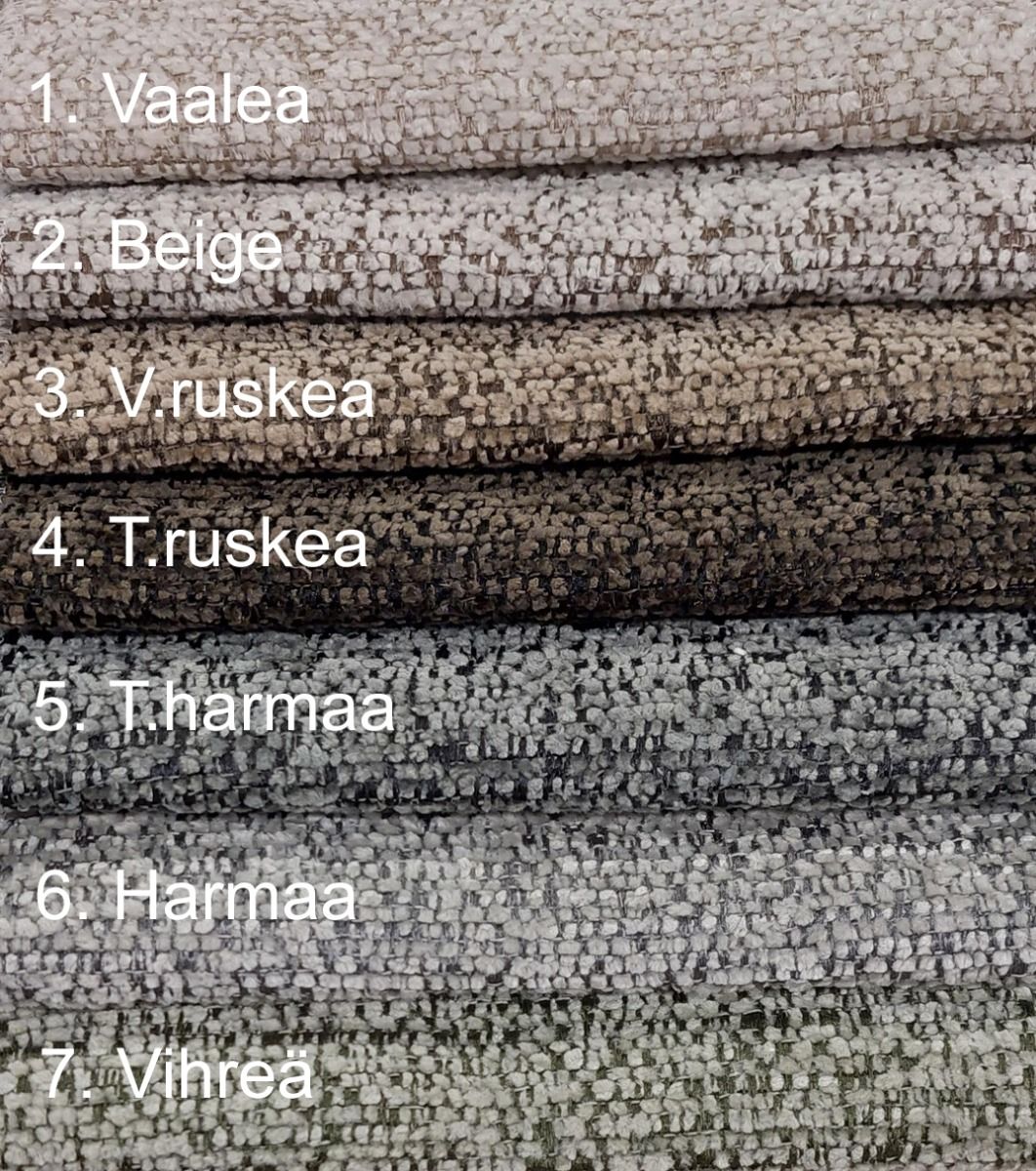 Ermatiko Asti avokulmasohva, eri värejä