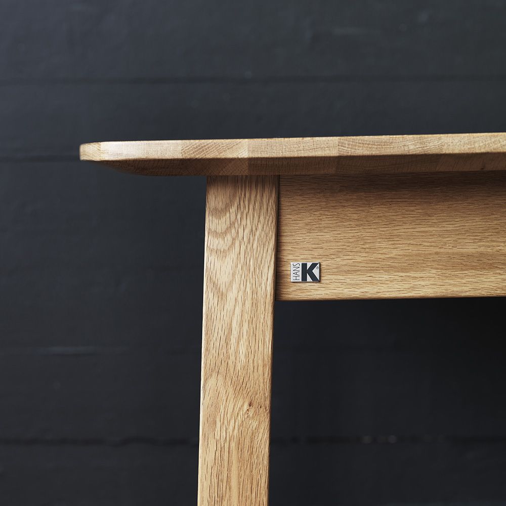 Hans K Verona-ellipsi ruokapöytä 137cm, tammi