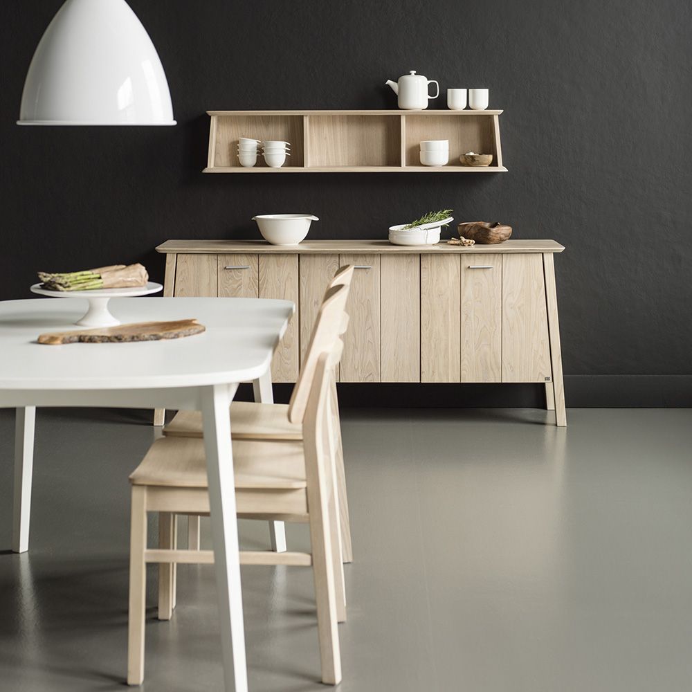 Hans K Rainbow ruokapöytä, 162cm valkoinen