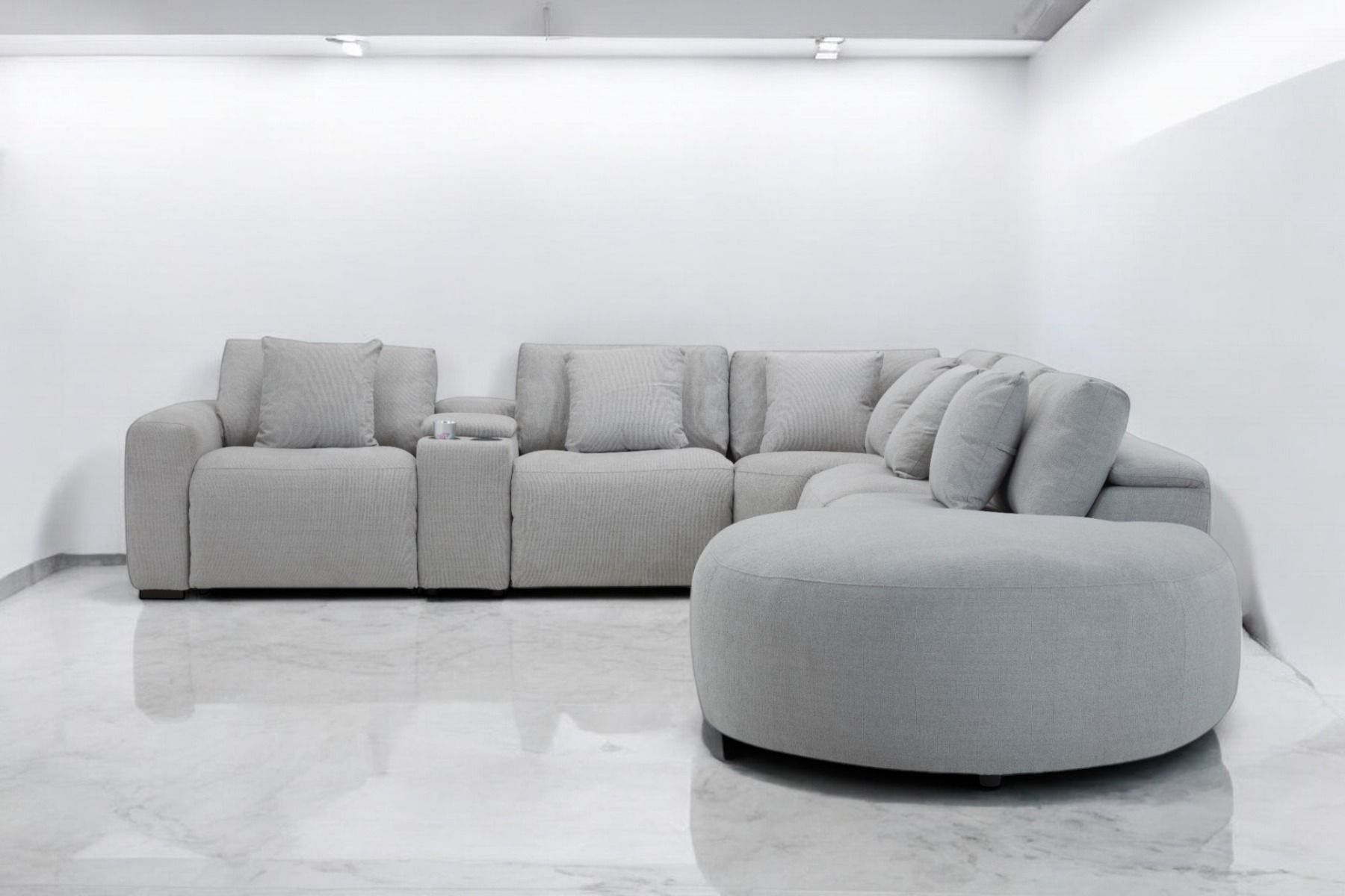 Versailles avokulmasohva sähkösäädöllä