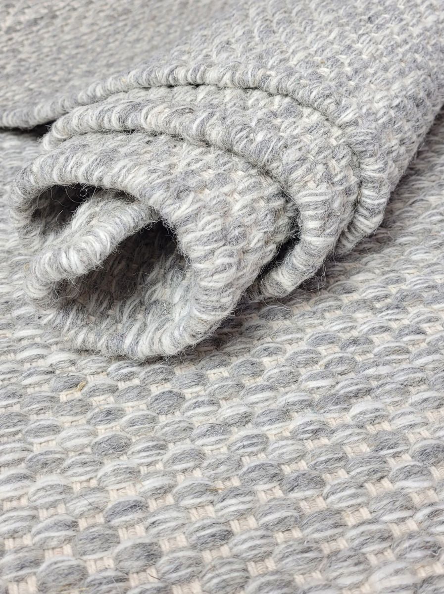 Victoria käytävämatto, harmaa, villaa