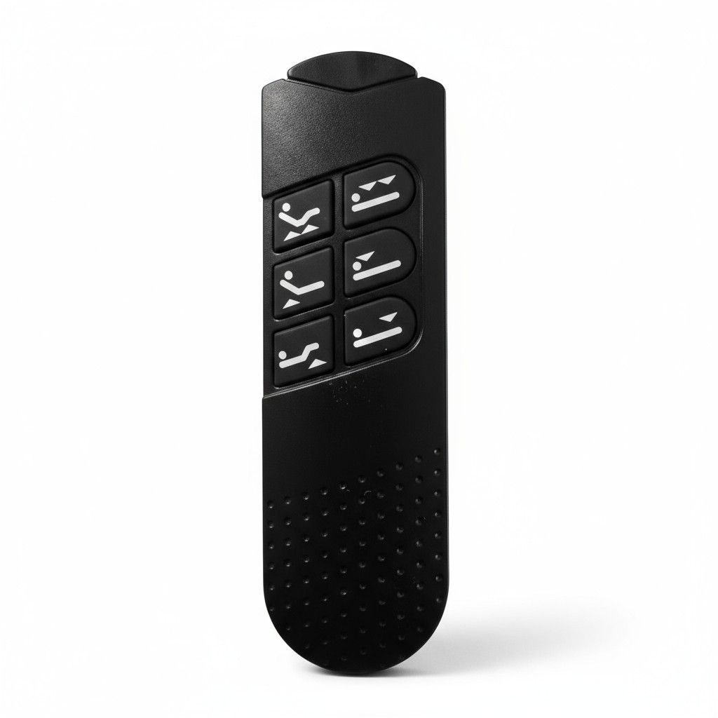 Tempur moottorisängyn kaukosäädin, joka sisältyy Victory vuodepakettiin