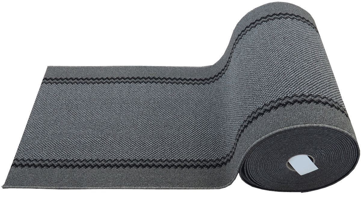 Vienna käytävämatto 80 cm harmaa