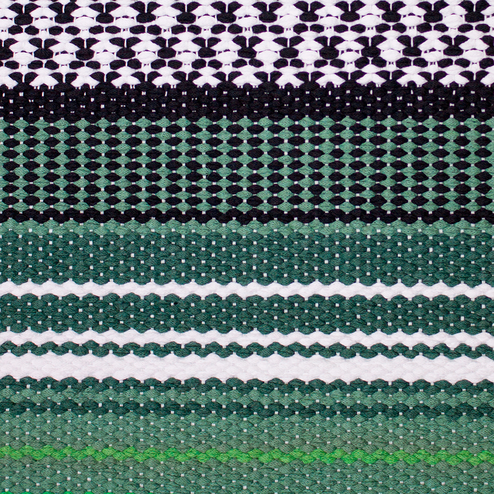 Maija Vihreä puuvillamatto, eri kokoja