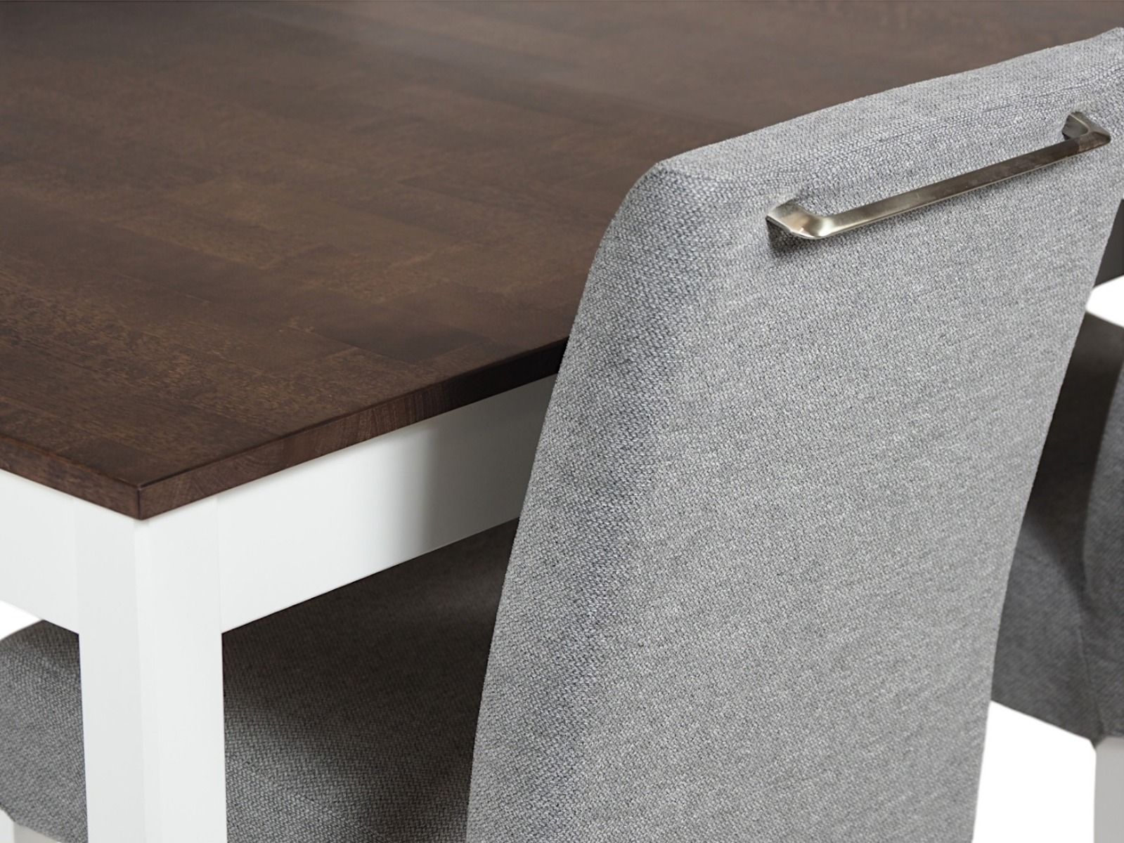 Vilja ruokapöytä 170x90, pähkinä-valkoinen