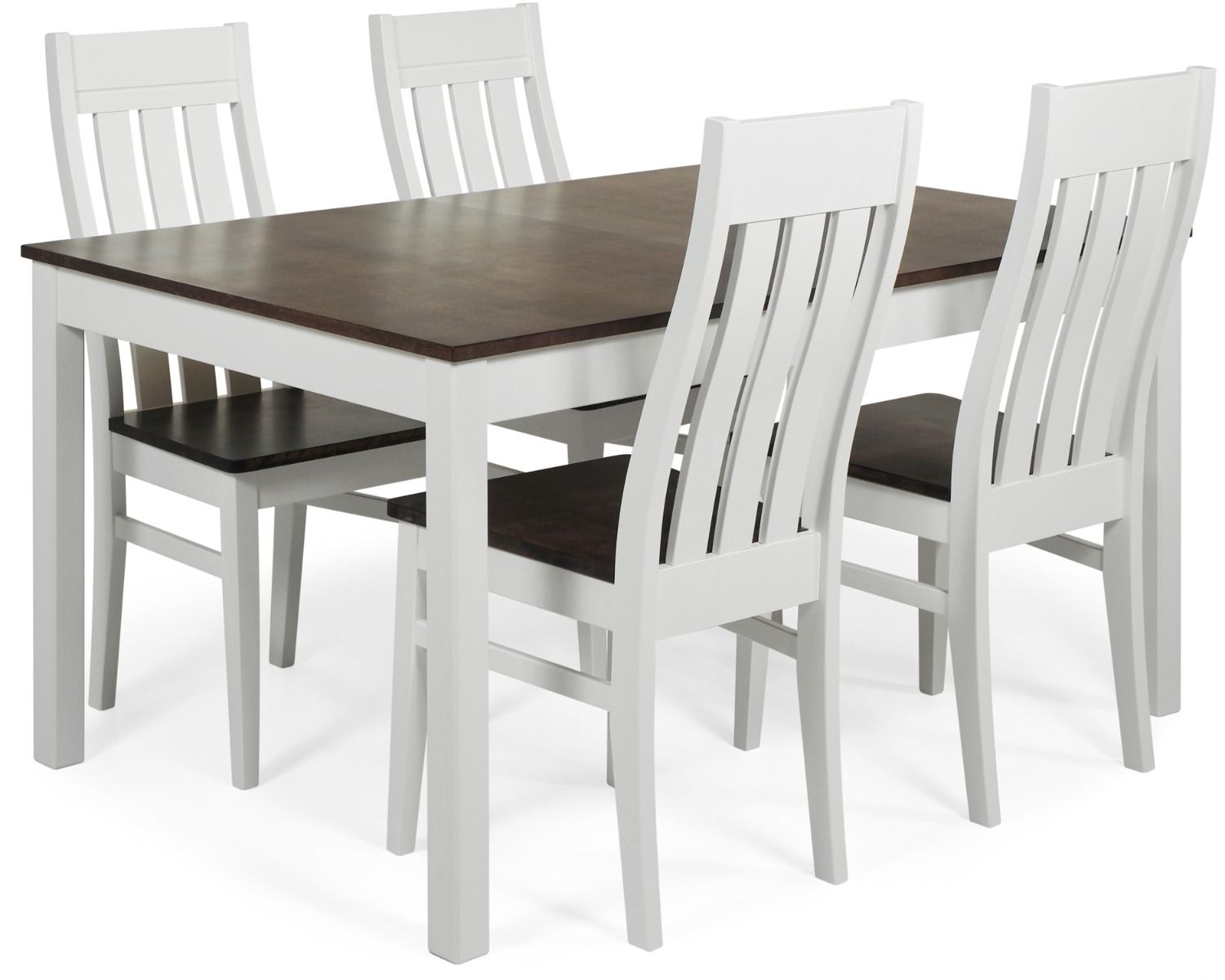 Vilja-Kanerva ruokaryhmä jatkopöydällä, pähkinä-valkoinen