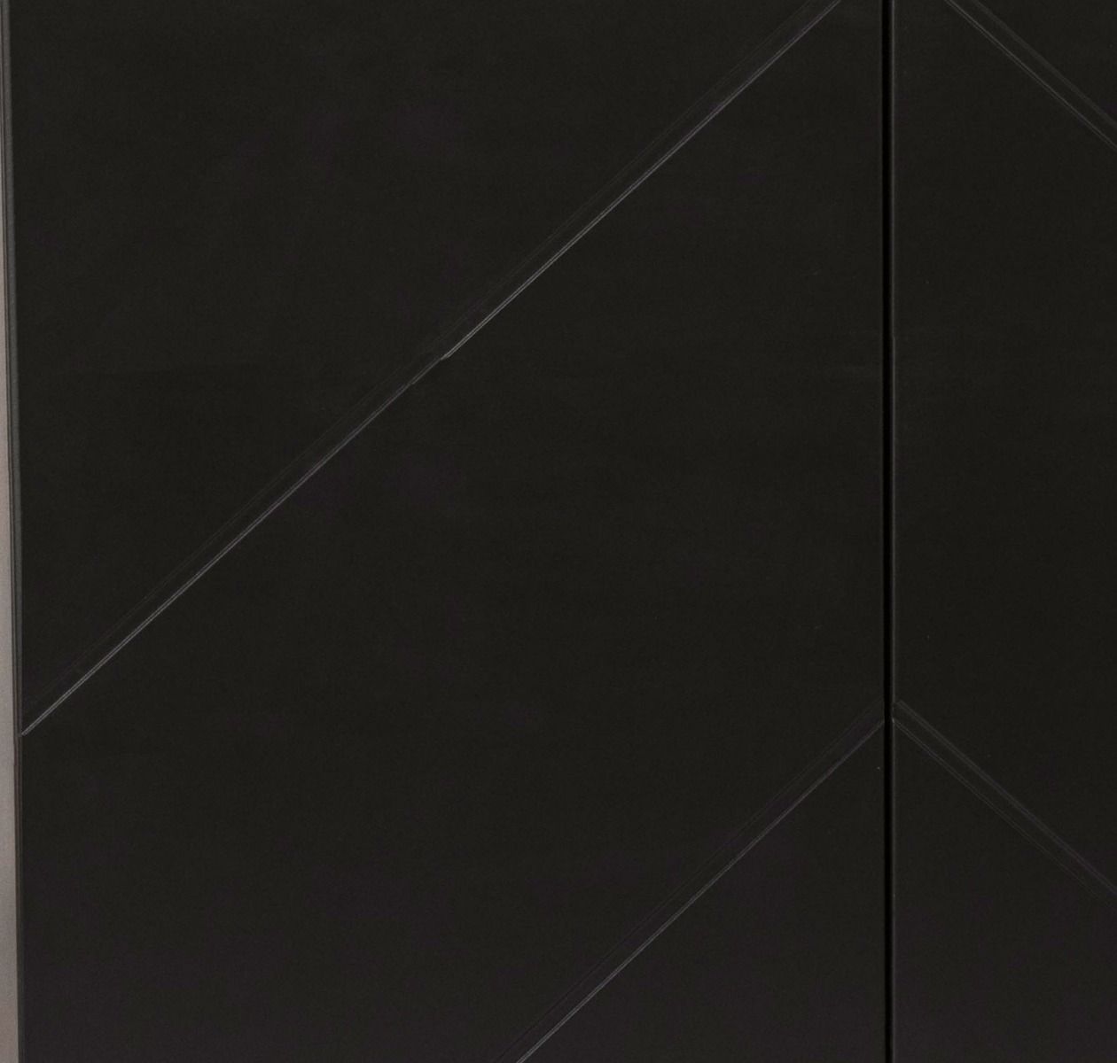 Hiipakka Vilja korkea vitriini/kaappi, musta