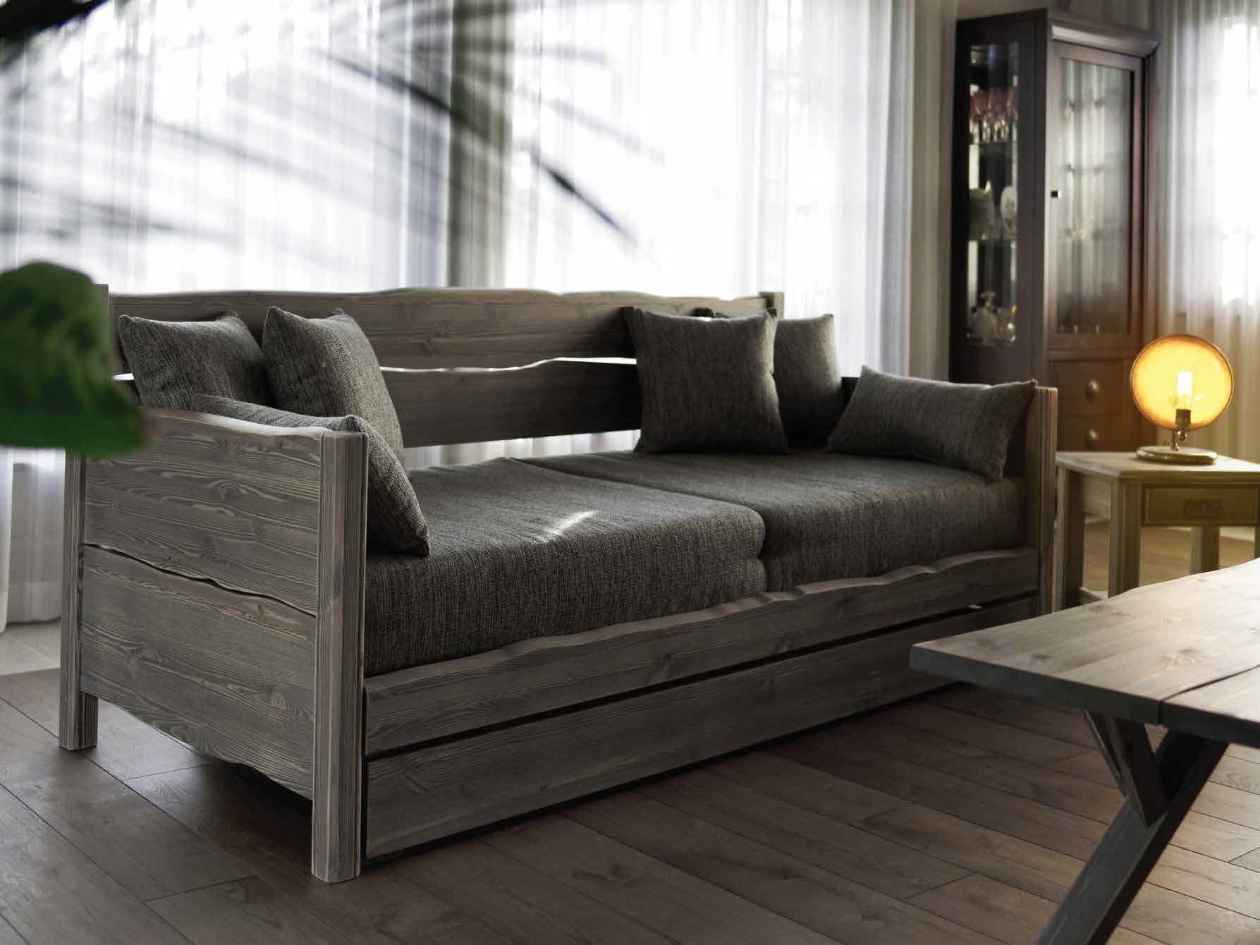 Village levitettävä laverisohva harmaa