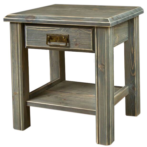 Harmaa Vilma yöpöytä