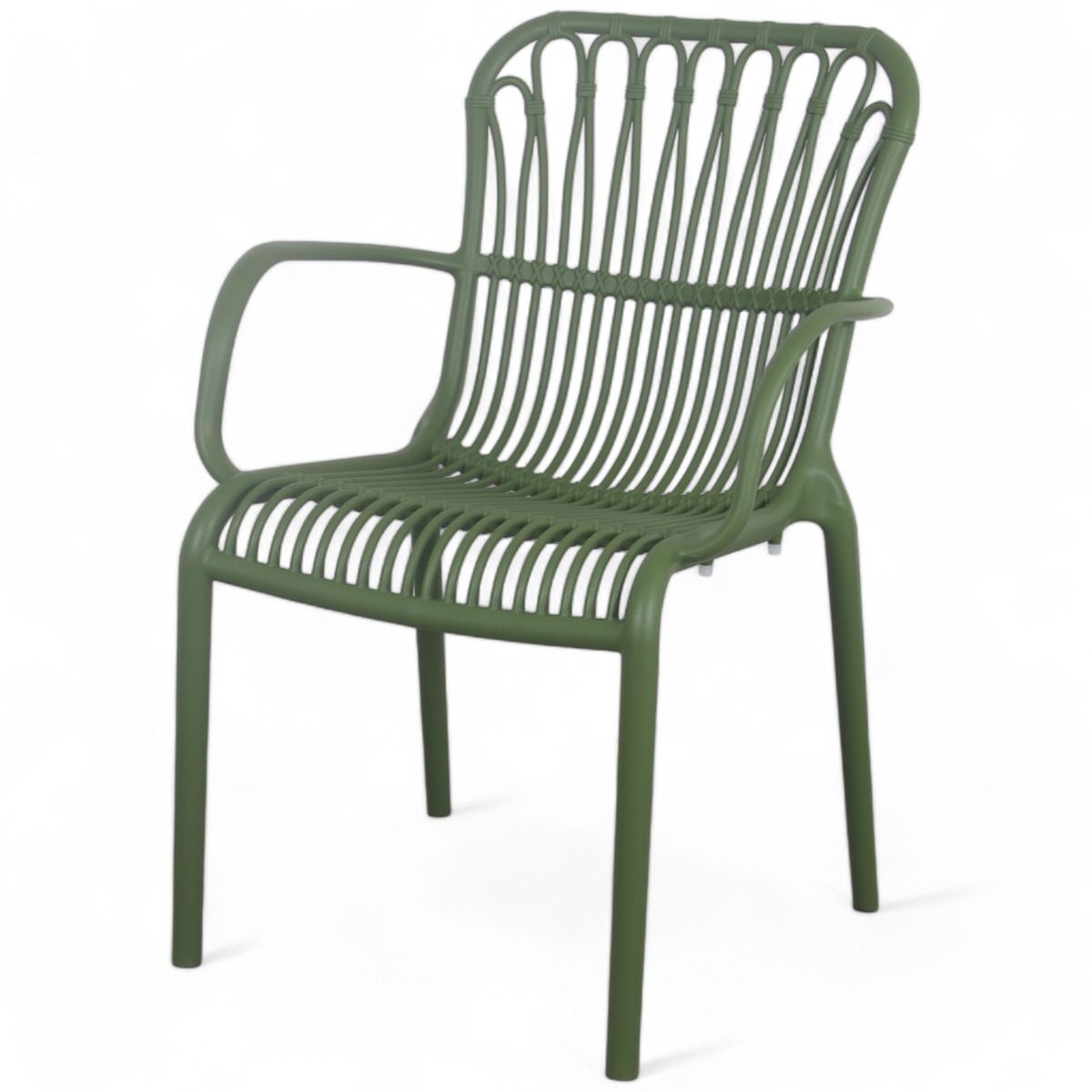 Vintage terassituoli, vihreä