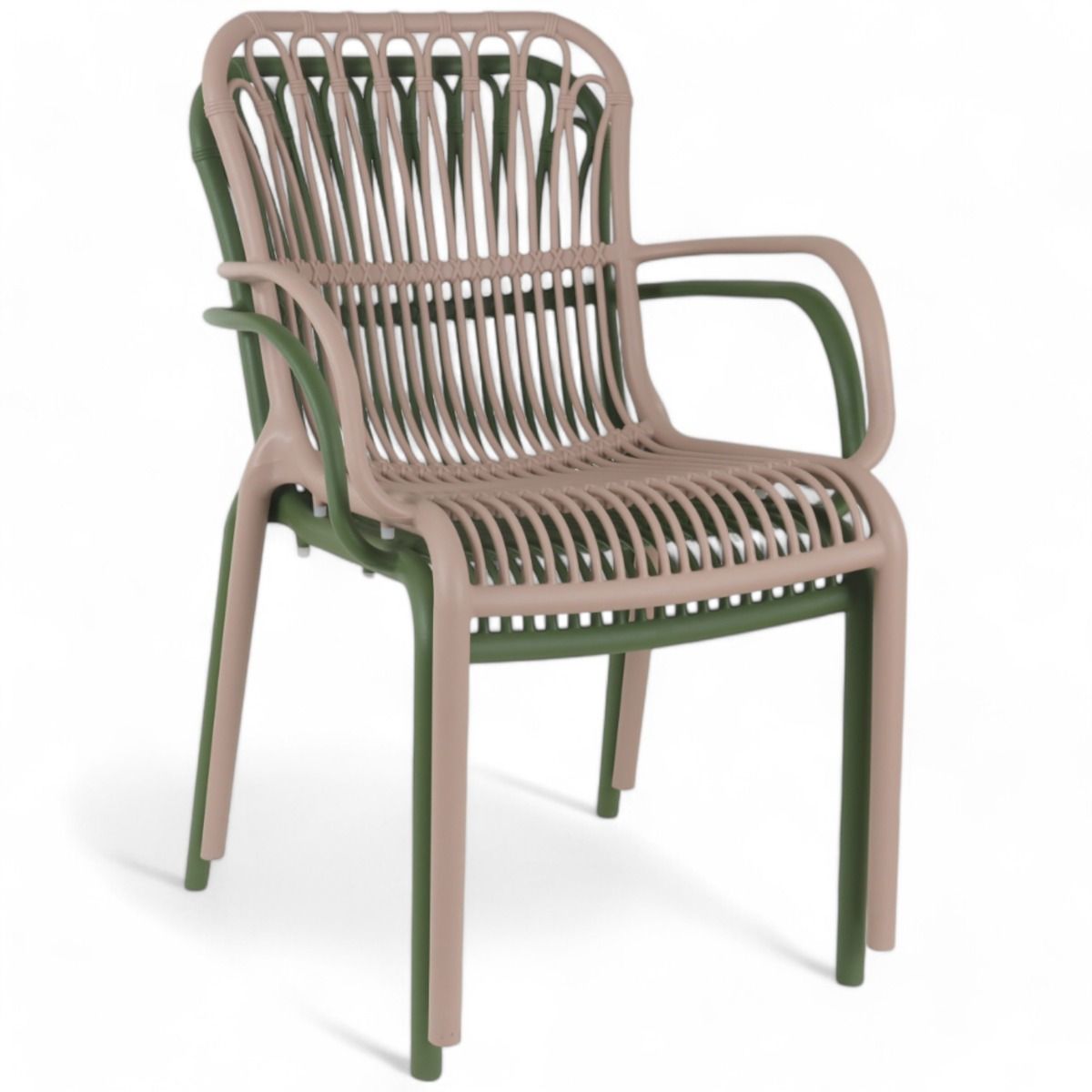 Vintage terassituoli, vihreä