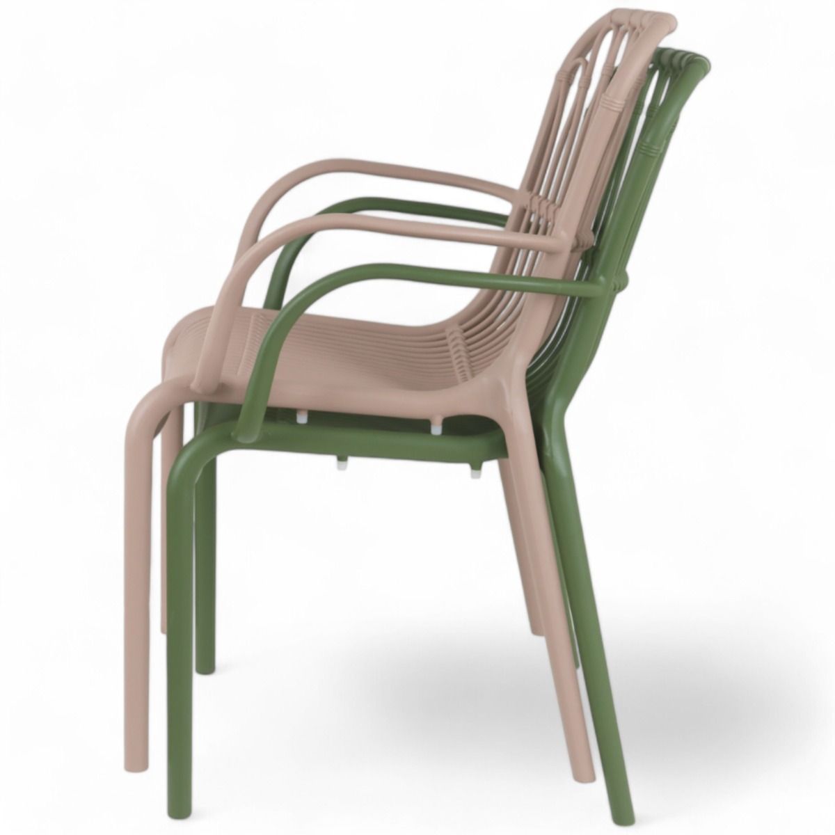 Vintage terassituoli, vihreä