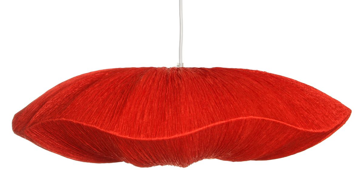 Vivian punainen rypytetty kangasvalaisin