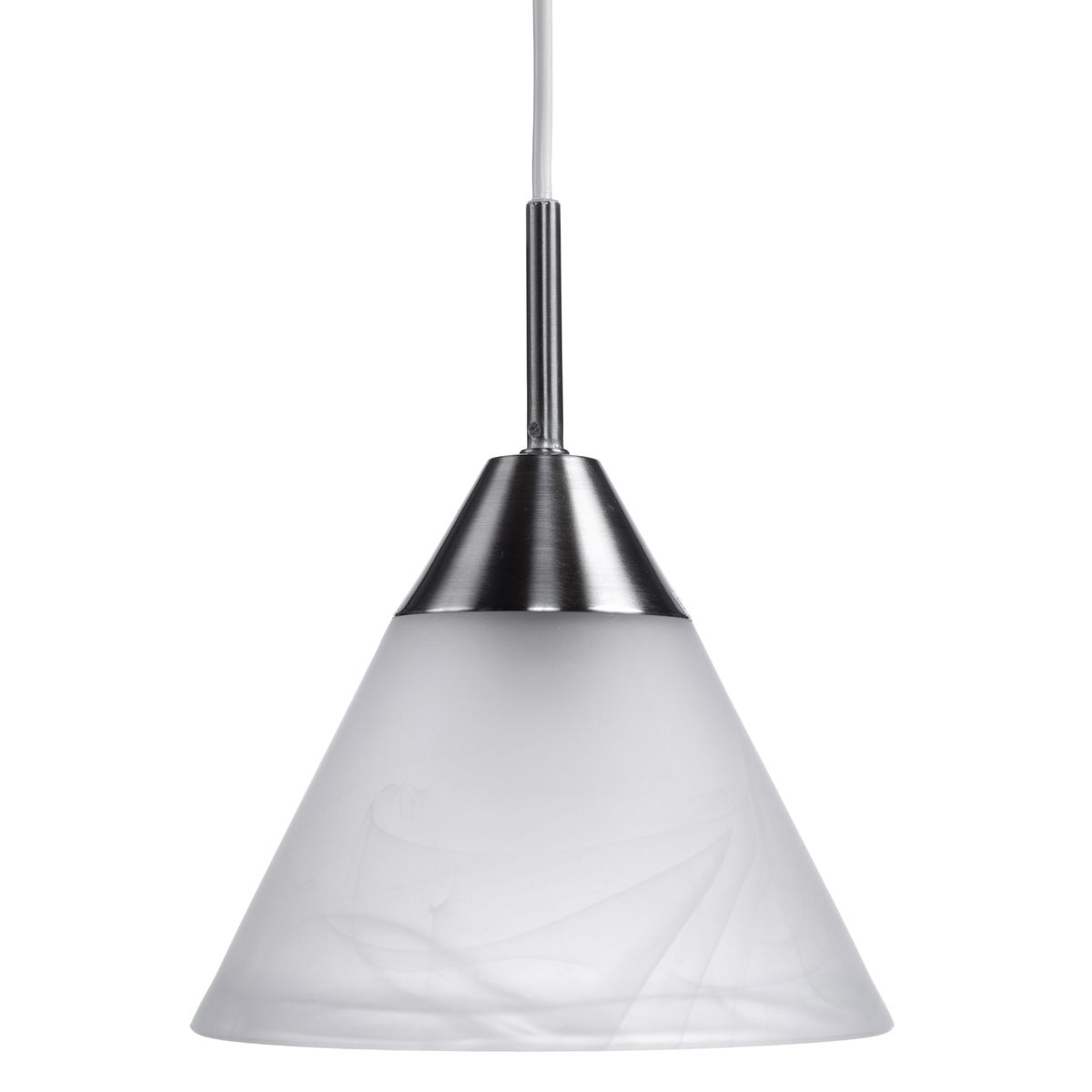 Waddon on yksinkertainen ja perinteisen tyylikäs marmorilasinen valaisin, joka sopii hyvin esimerkiksi pienen keittiön pöydän tai työtason yläpuolelle lisäämään valoa.