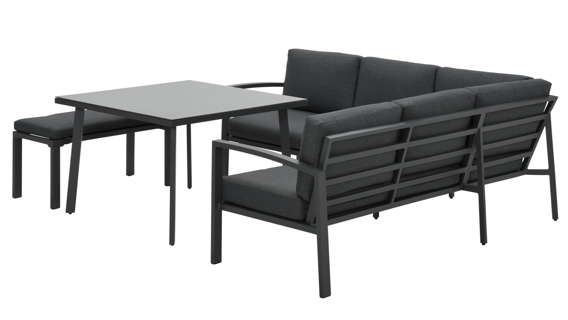 Wellington kulmasohvasetti ulkokäyttöön 