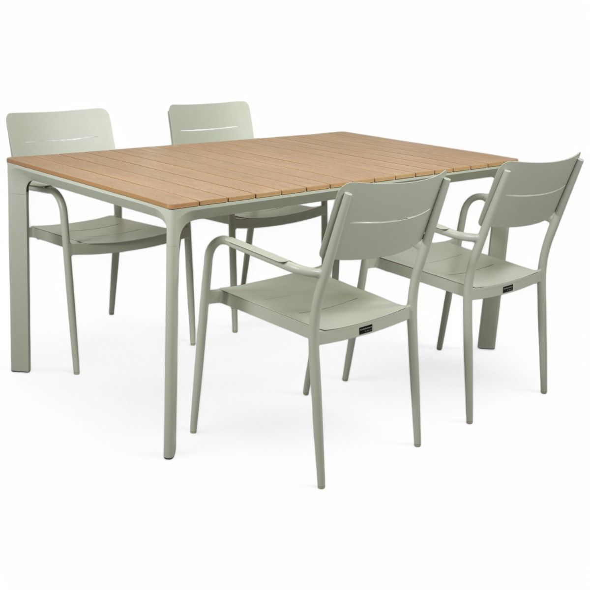 West terassipöytä kitti + 4 Togo tuolia