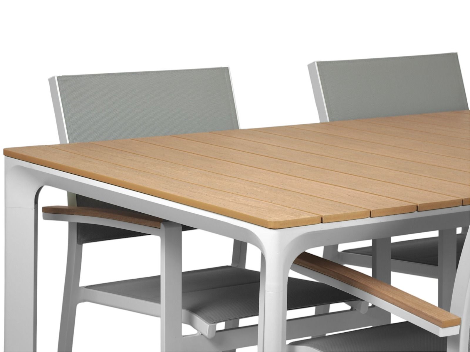 West terassipöytä valkoinen + 4 Tango tuolia