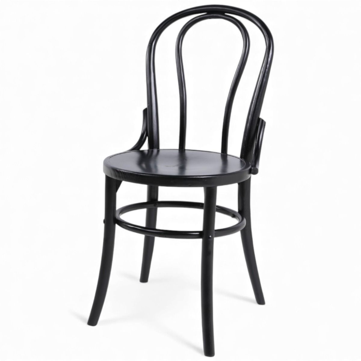 Wieniläistuoli Bistro musta ruokapöydän tuoli