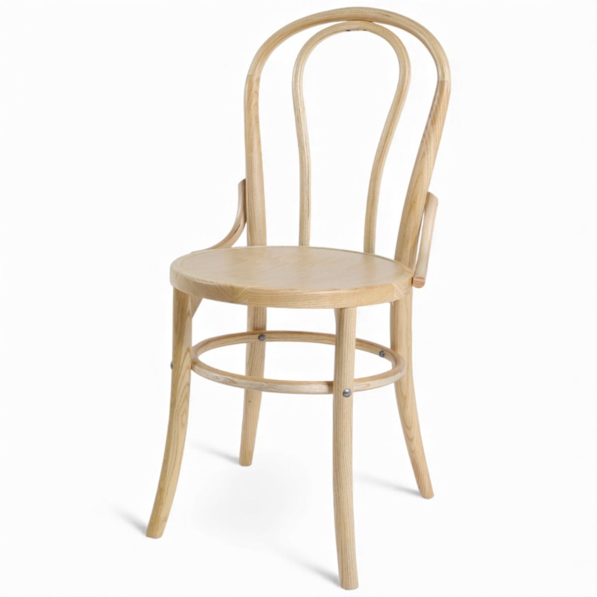 Vaalean puunvärinen Bistro ruokapöydän tuoli