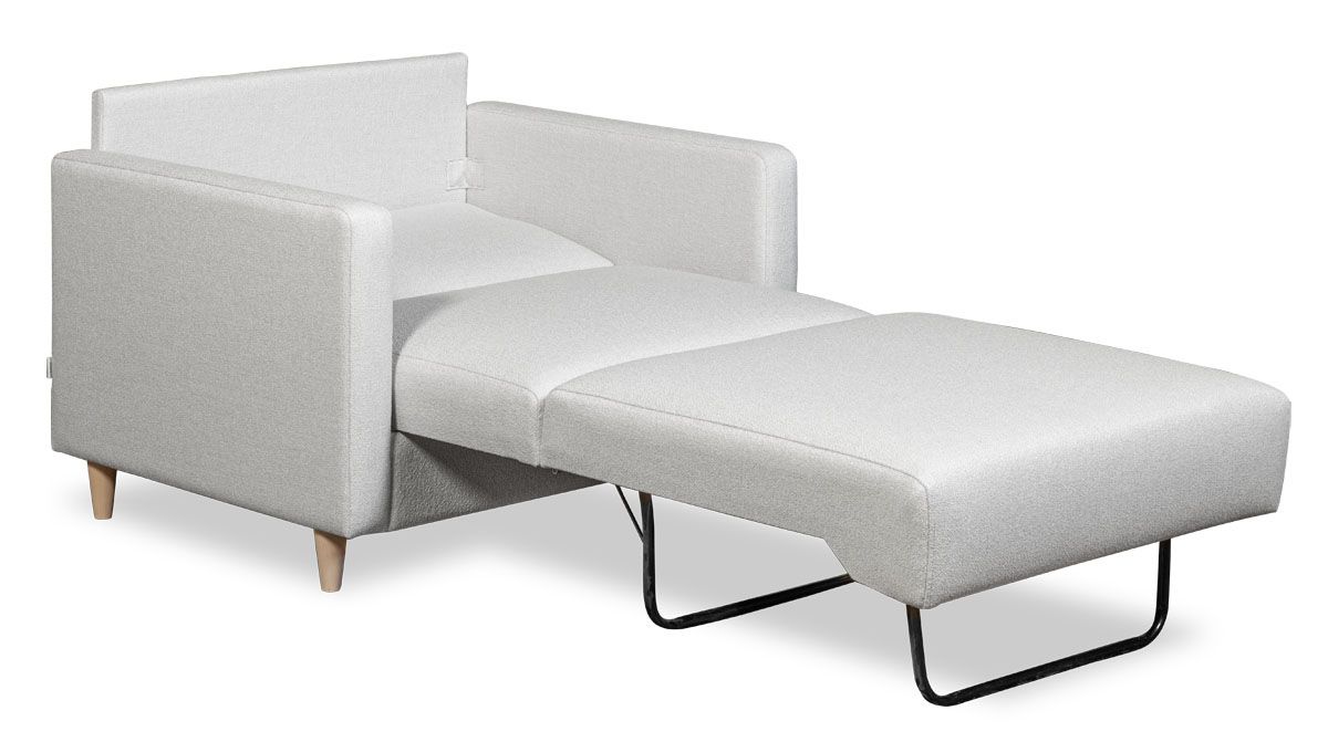 Wilhelm vuodetuoli eli nojatuoli josta voi tehdä vuoteen avattuna