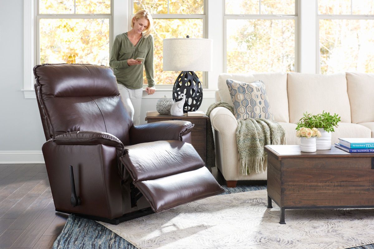 La-Z-Boy Jay recliner mekanismituoli, musta nahka