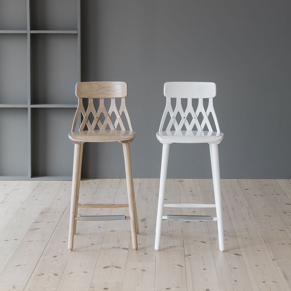 Hans K Y5-baarituoli, 63cm valkoinen