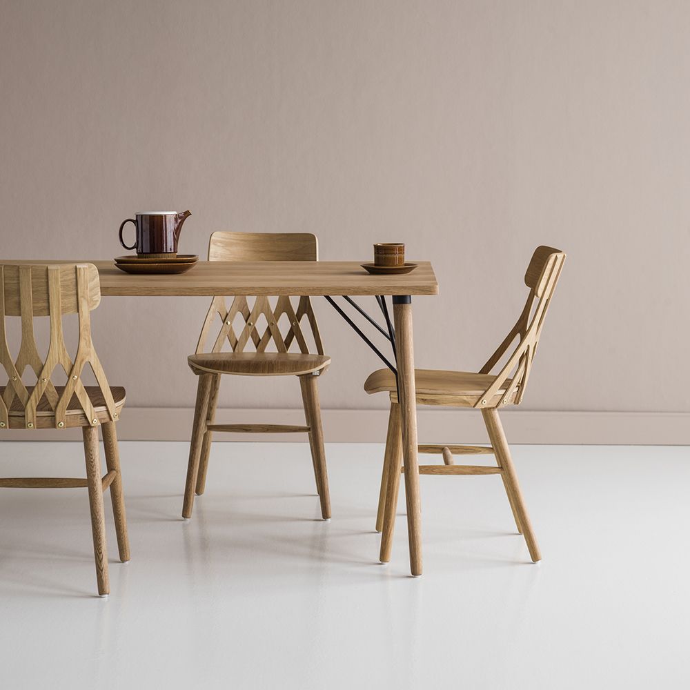 Hans K Y5-ruokatuoli, tammi