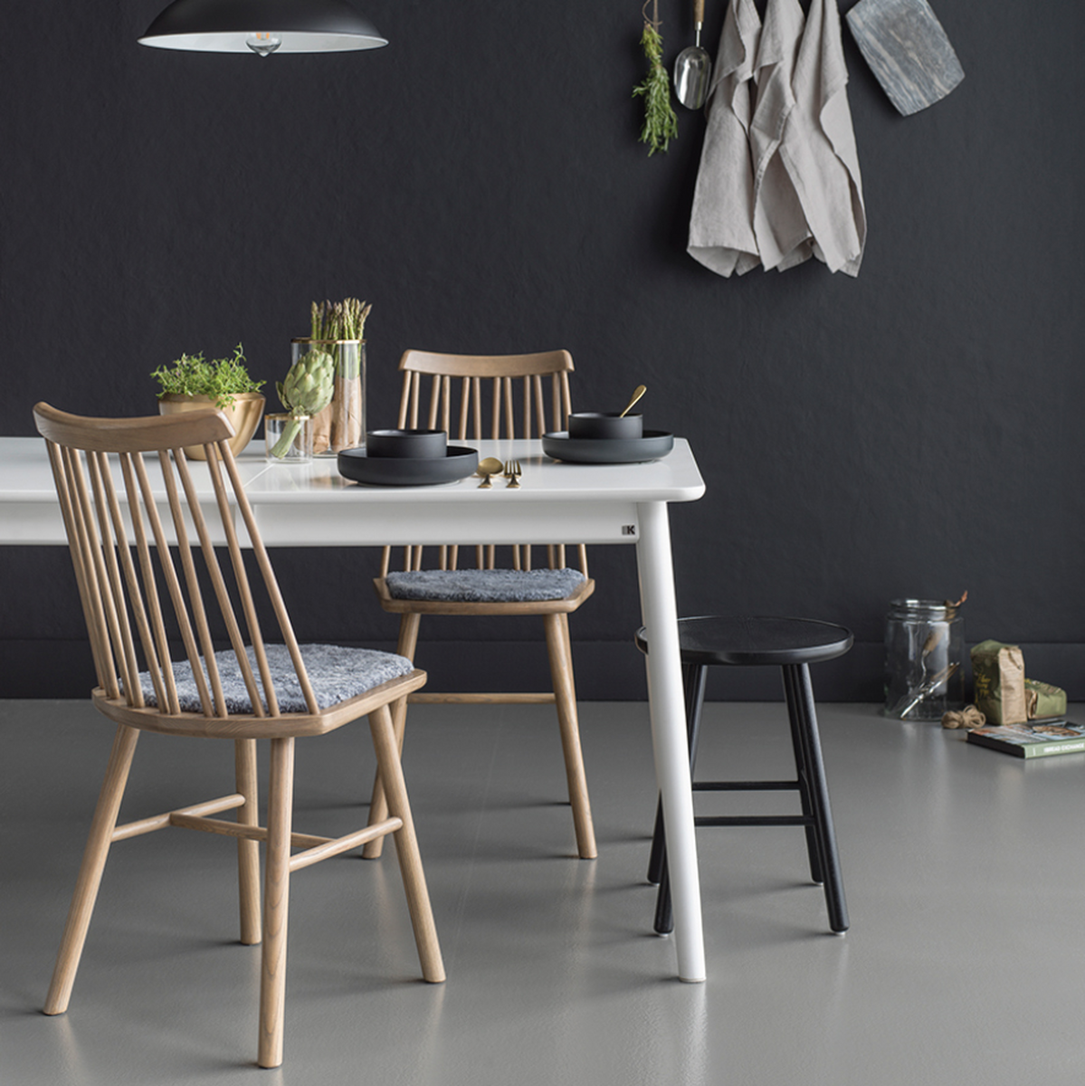 Hans K ZigZag pinnatuoli, valkoöljytty tammi