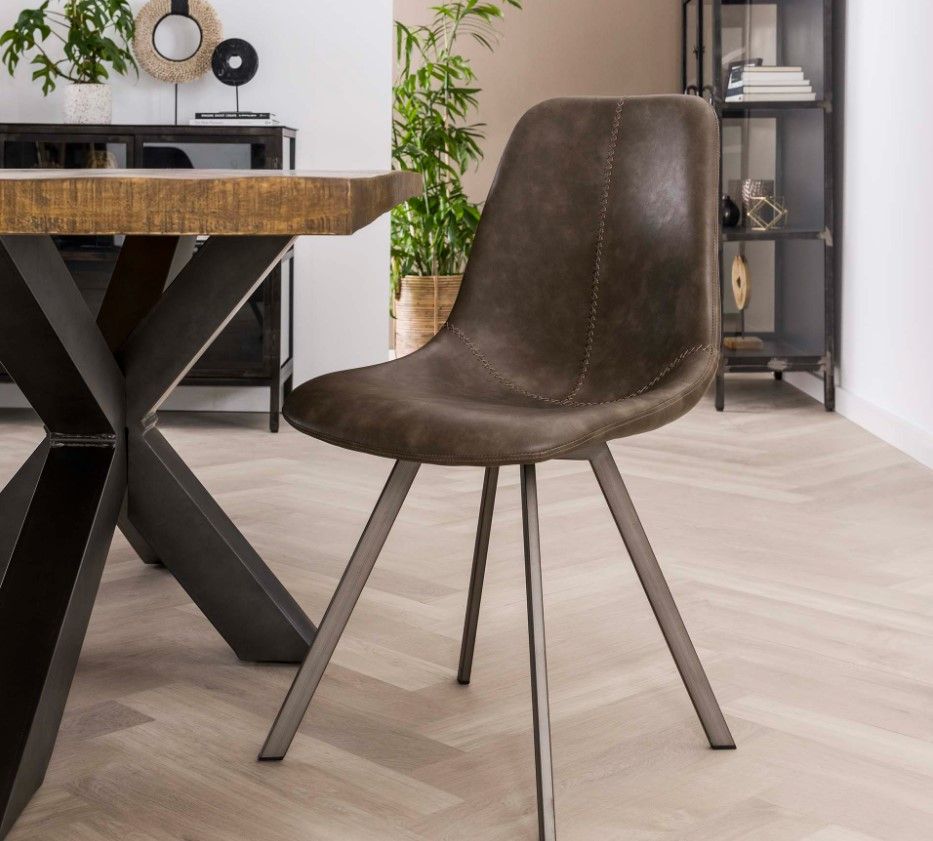 Amsterdam ruokatuoli, taupe