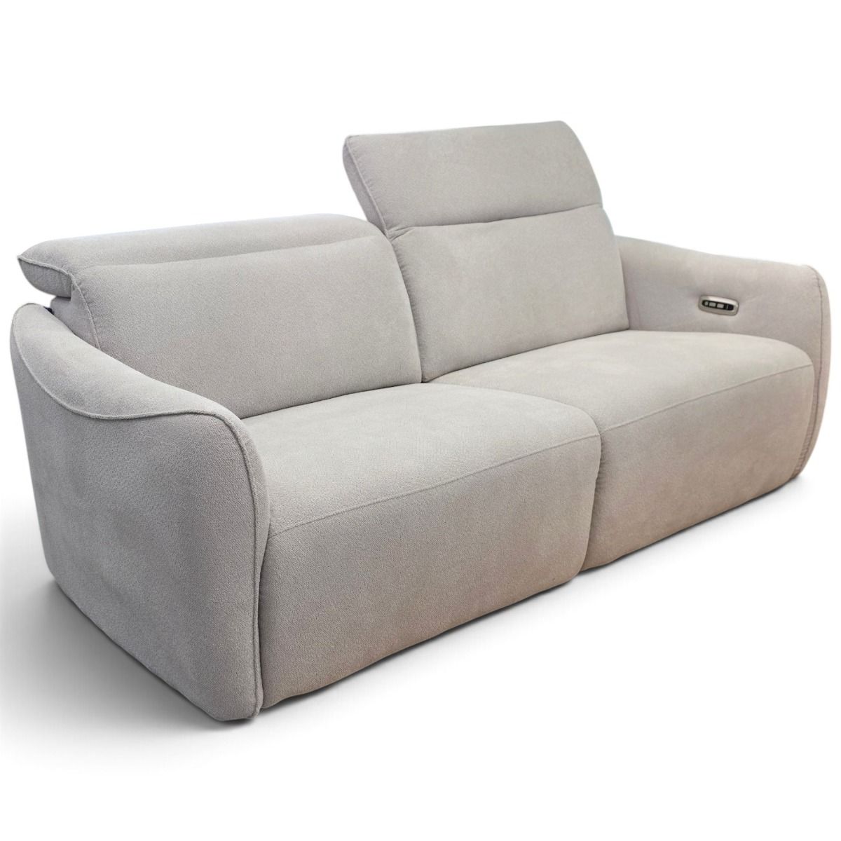 Zoe 3+2 sohvakalusto sähkömekanismeilla, vaalea
