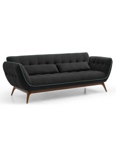 Retrohenkinen musta Marilyn sohva