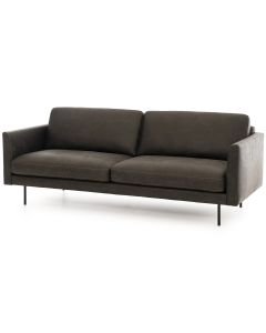 Lario leveä kolmenistuttava harmaa sohva