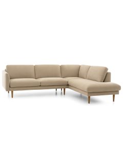 Lario avokulmasohva, beige