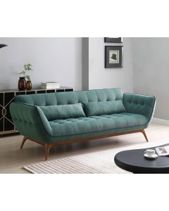 Vihreä retro sohva