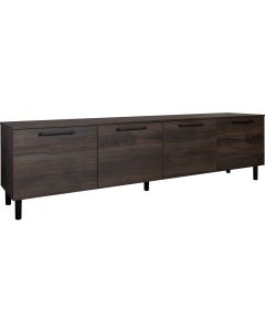 Solo TV-taso leveä 220 cm tumman tammen värillä