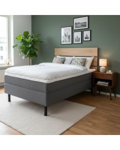 Tuohi 120 x 200 jenkkisänky tarjouserä harmaana