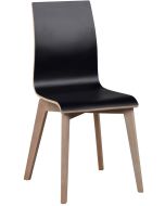 Rowico Gracy ruokapöydän tuoli, musta laminaatti/ valkopesty