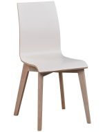 Rowico Gracy ruokapöydän tuoli, valkoinen laminaatti/ valkopesty tammi