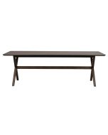 Rowcio Calverton ruokapöytä 95x230cm, ruskea