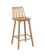 Hans K ZigZag baarituoli 63cm, öljytty tammi