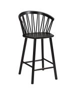 Hans K ZigZag baari nojatuoli 63cm, musta