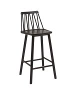 Hans K ZigZag baarituoli 63cm, musta